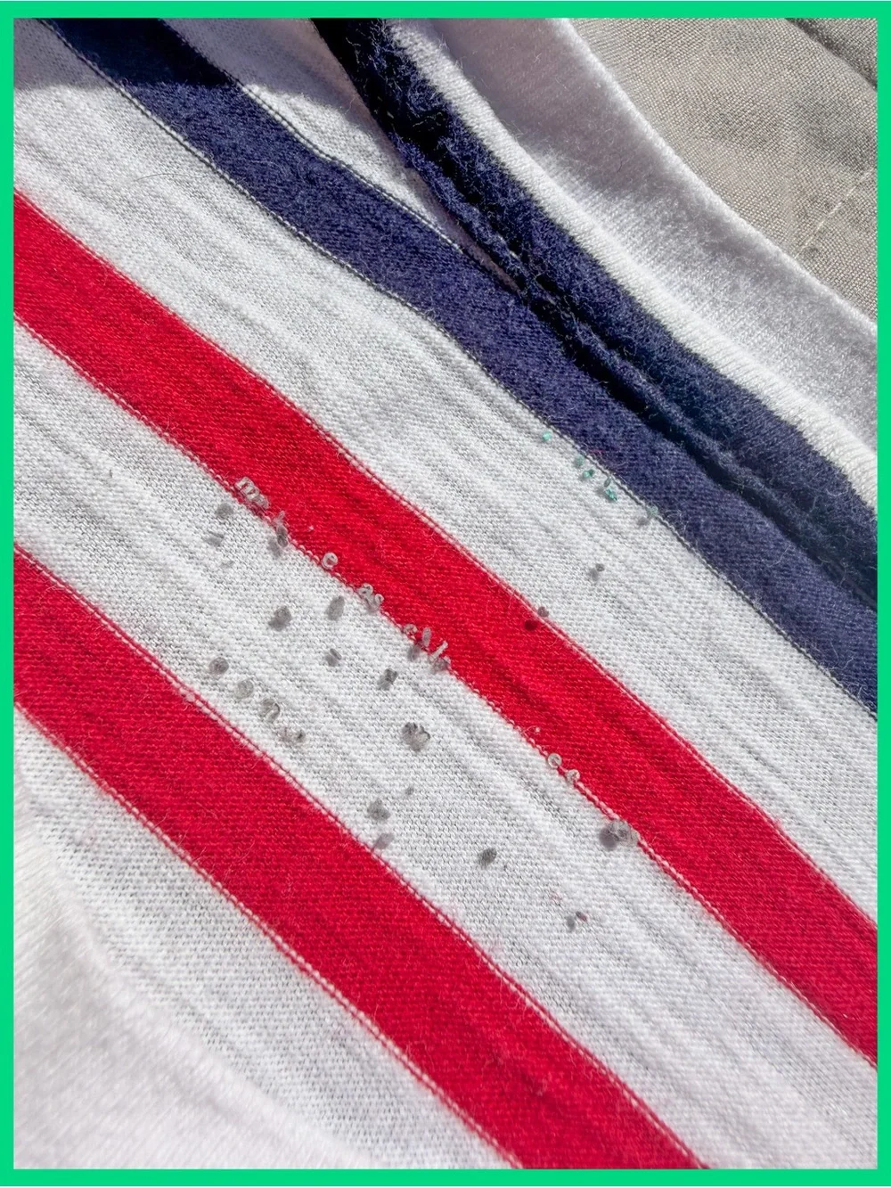 FLAWED DISCOUNT Primary Rainbow Stripe T-Shirt Dress Kid's Size 7-8 Jersey Girl - Picture 3 of 9